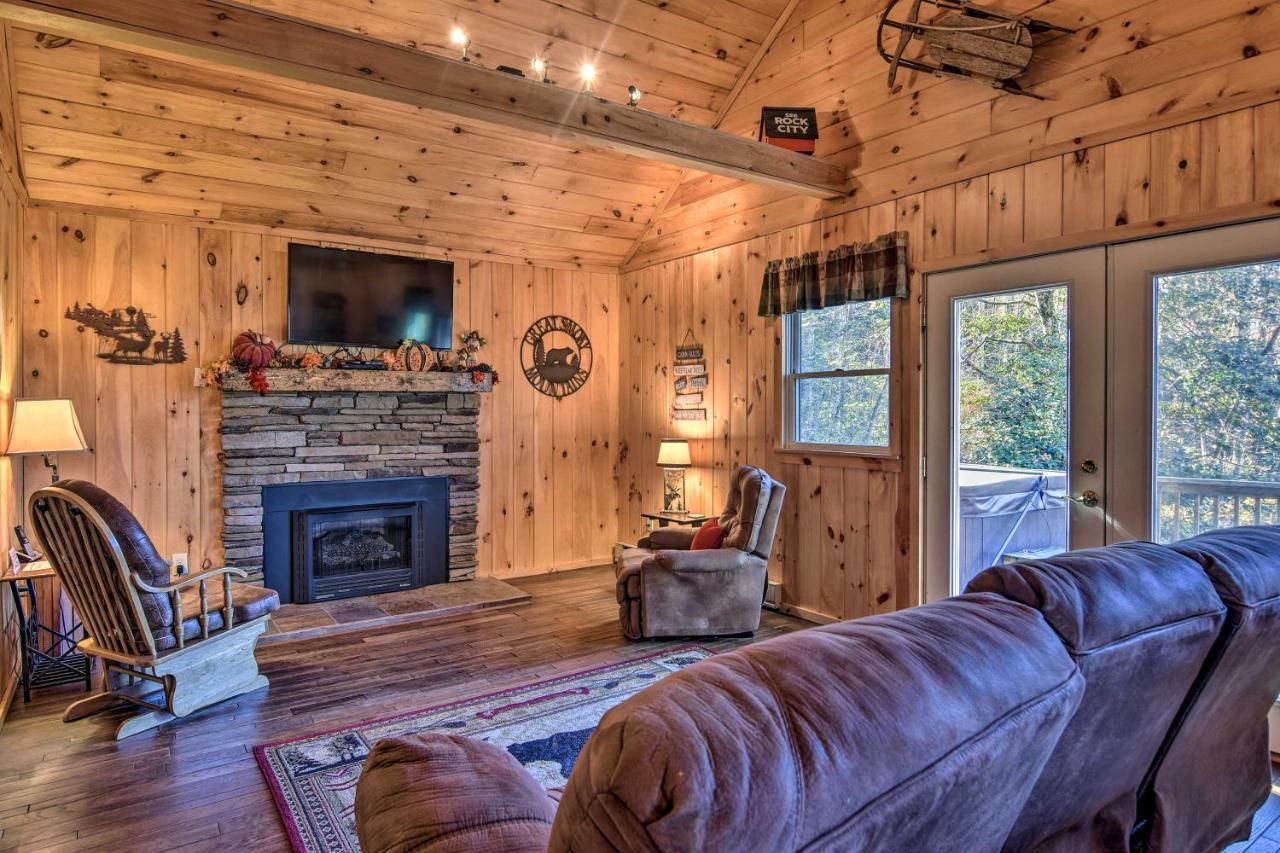 Natures Retreat With Hot Tub 7 Mi To Bryson City Whittier Bagian luar foto